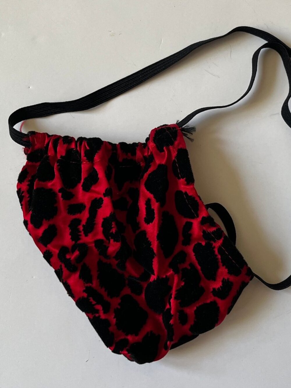 Vintage Men's Red Animal Print Pouch G String Thong One Size Bulge Fredrick's?
